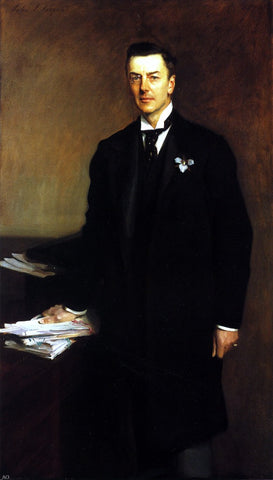  John Singer Sargent The Right Honourable Joseph Chamberlain - Hand Painted Oil Painting