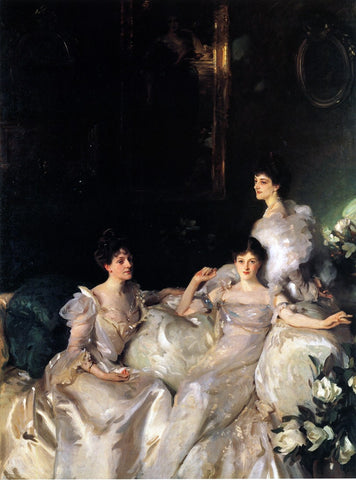  John Singer Sargent The Wyndham Sisters - Hand Painted Oil Painting