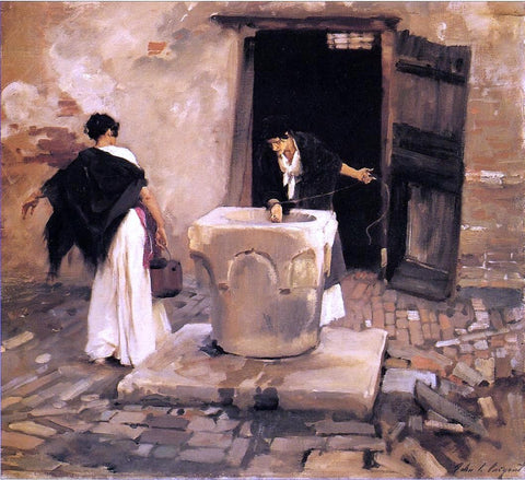 John Singer Sargent Venetian Water Carriers - Hand Painted Oil Painting