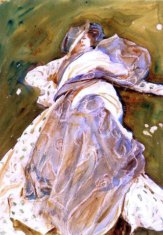  John Singer Sargent Woman Reclining - Hand Painted Oil Painting