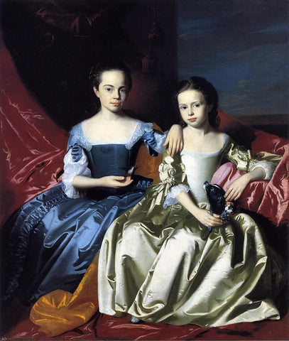  John Singleton Copley Mary and Elizabeth Royall - Hand Painted Oil Painting