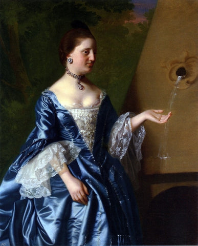  John Singleton Copley Mrs. Alice Hooper - Hand Painted Oil Painting