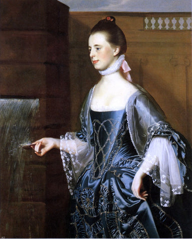 John Singleton Copley Mrs. Daniel Sargent (Mary Turner Sargent) - Hand Painted Oil Painting