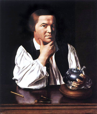  John Singleton Copley Paul Revere - Hand Painted Oil Painting