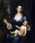  John Smibert Mrs. Francis Brinley and Son Francis - Hand Painted Oil Painting