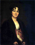  John Trumbull Sarah Elizabeth Rogers Hopkins - Hand Painted Oil Painting