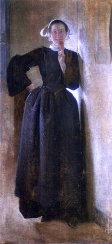  John White Alexander Josephine, the Breton Maid - Hand Painted Oil Painting