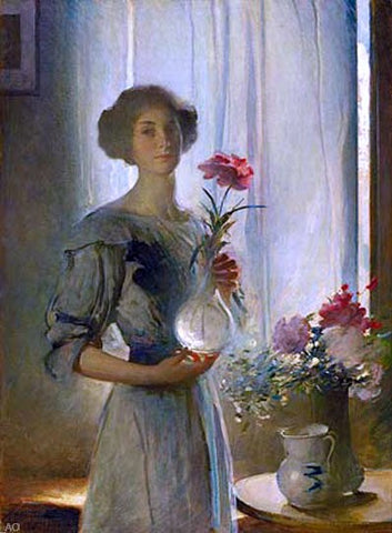  John White Alexander June - Hand Painted Oil Painting