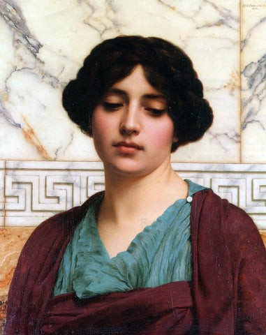  John William Godward Stesicrate - Hand Painted Oil Painting