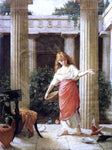  John William Waterhouse In the Peristyle - Hand Painted Oil Painting