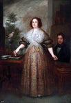  Jose Gutierrez De la Vega Retrato de Mujer - Hand Painted Oil Painting