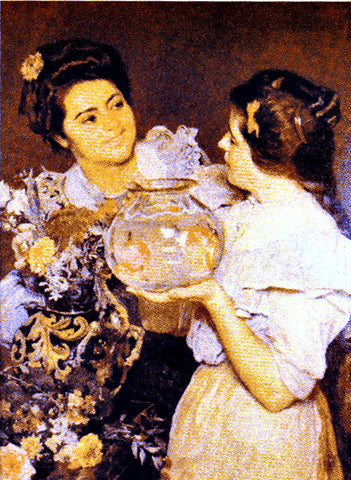  Jose Jimenez Y Aranda Dos Mujeres - Hand Painted Oil Painting