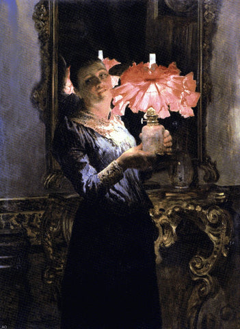  Jose Jimenez Y Aranda Retrato de Mujer - Hand Painted Oil Painting
