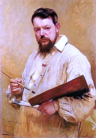  Jose Jimenez Y Aranda Retrato de Sorolla - Hand Painted Oil Painting