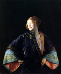  Joseph DeCamp The Blue Mandarin Coat (also known as The Blue Kimono) - Hand Painted Oil Painting