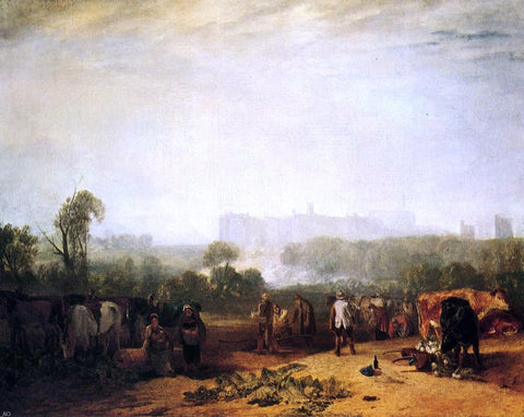  Joseph William Turner Ploughing up Turnips, near Slough - Hand Painted Oil Painting