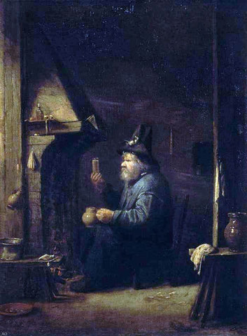  Josse Van Craesbeeck Drunkard - Hand Painted Oil Painting
