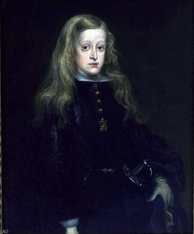  Juan Carreno De Miranda King Charles II of Spain - Hand Painted Oil Painting