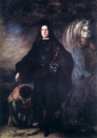  Juan Carreno De Miranda Duke of Pastrana - Hand Painted Oil Painting