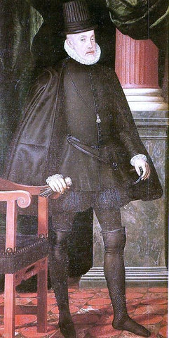  Juan Pantoja De La Cruz Philip II - Hand Painted Oil Painting