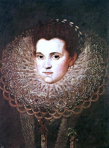 Juan Pantoja De La Cruz Portrait of a Woman - Hand Painted Oil Painting