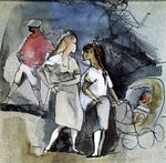  Jules Pascin Men, Women and Children - Hand Painted Oil Painting