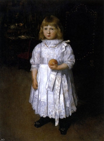  Julian Alden Weir Portrait of Cara - Hand Painted Oil Painting