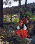  Julio Vila Prades Mujeres en el Campo - Hand Painted Oil Painting