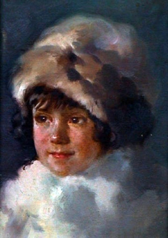  Julio Vila Prades Retrato de su Hija - Hand Painted Oil Painting