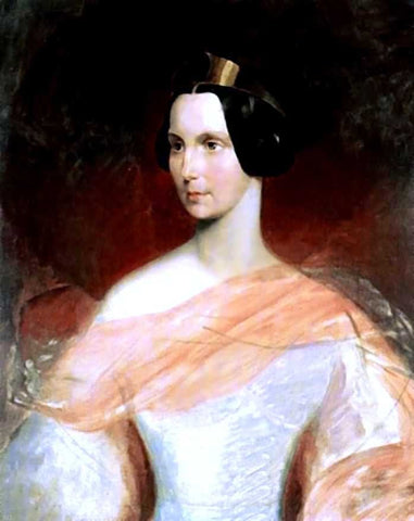  Karl Pavlovich Brulloff Portrait of Empress Alexandra Feodorovna - Hand Painted Oil Painting