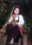  Leon Bazile Perrault The Apple Picker - Hand Painted Oil Painting