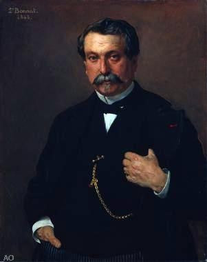  Leon Joseph Florentin Bonnat Portrait of a Man - Hand Painted Oil Painting