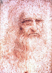  Leonardo Da Vinci Self Portrait - Hand Painted Oil Painting
