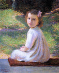  Lilla Cabot Perry Girl with a Pink Bow - Hand Painted Oil Painting