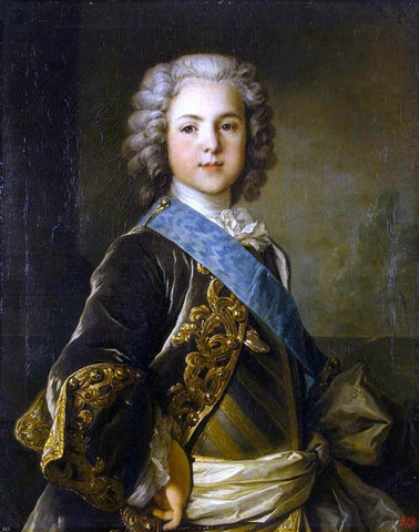 Louis Tocque Portrait of Louis, Grand Dauphin of France - Hand Painted Oil Painting