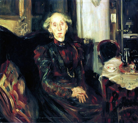  Lovis Corinth Portrait of Rosenhagen's Mother - Hand Painted Oil Painting