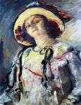  Lovis Corinth Wilhelmine in a Yellow Hat - Hand Painted Oil Painting