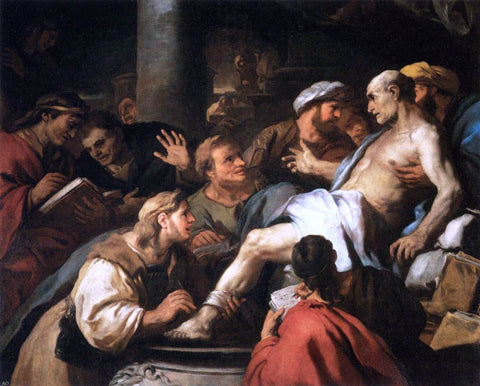 Luca Giordano The Death of Seneca - Hand Painted Oil Painting
