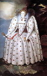  The Younger Marcus Gheeraerts Portrait of Queen Elisabeth I - Hand Painted Oil Painting
