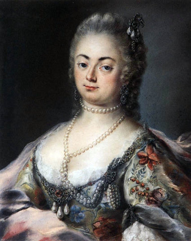  Marianna Carlevaris Portrait of Cornelia Foscolo Balbi - Hand Painted Oil Painting