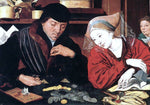  Marinus Van Reymerswaele The Banker and His Wife - Hand Painted Oil Painting