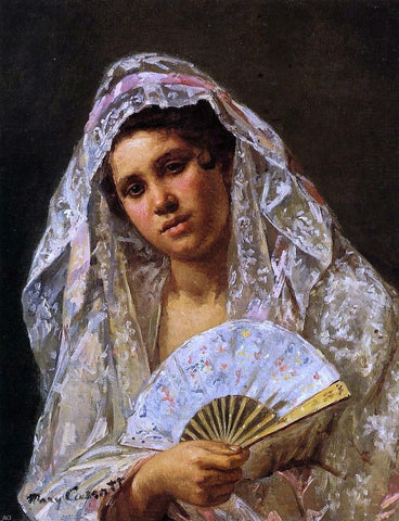  Mary Cassatt A Seville Belle - Hand Painted Oil Painting