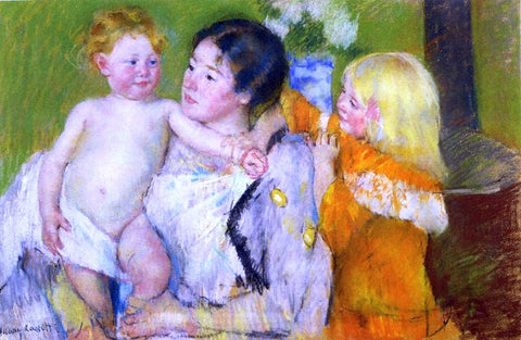  Mary Cassatt After the Bath - Hand Painted Oil Painting