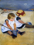  Mary Cassatt Children on the Shore - Hand Painted Oil Painting