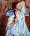  Mary Cassatt Girl Arranging Her Hair - Hand Painted Oil Painting