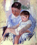  Mary Cassatt Jenny and Her Sleepy Child - Hand Painted Oil Painting