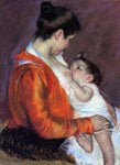  Mary Cassatt Louise Nursing Her Child - Hand Painted Oil Painting