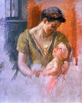  Mary Cassatt Mother and Child Smiling at Each Other - Hand Painted Oil Painting