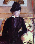  Mary Cassatt Mrs. Gardner Cassatt in Black - Hand Painted Oil Painting