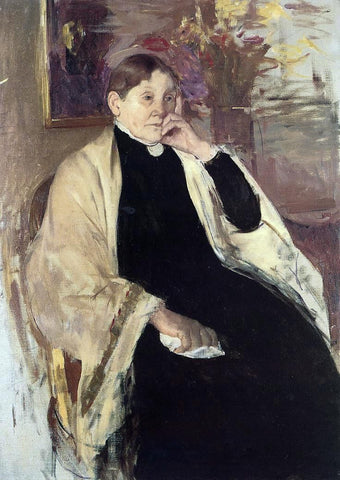  Mary Cassatt Mrs. Robert S. Cassatt (also known as Katherine Kelson Johnston Cassatt) - Hand Painted Oil Painting